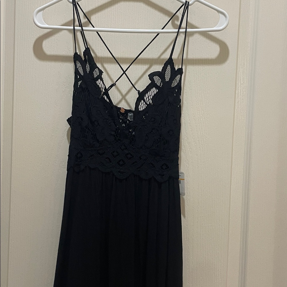 Free People Black dress. Tags attached